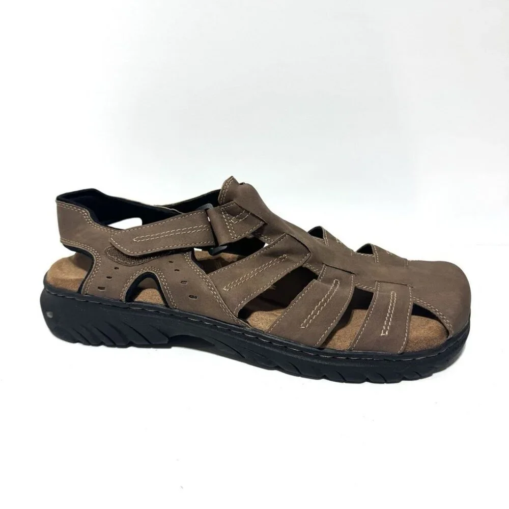 Dockers Mens Candid Sandals Brown Size 12 M